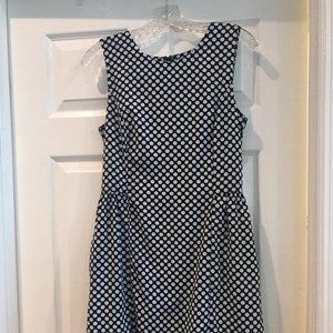 GAP Navy polka dot dress size 6 tall